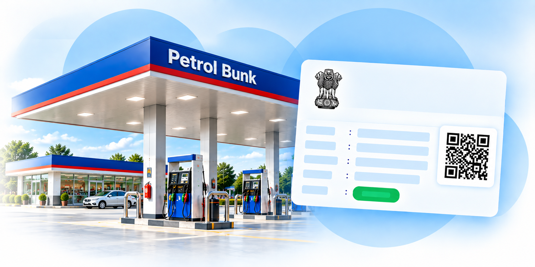 PESO petroleum outlet license verification illustration
